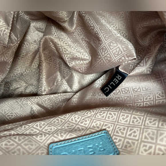 RELIC Large 14.5” wide, 13”tall SlateBlue Shoulder/Crossbody convertible purse. - Picture 6 of 6